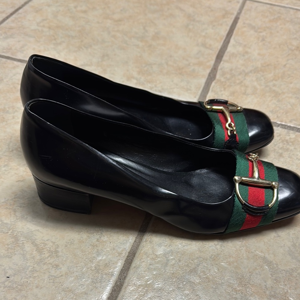 Gucci Black Leather classic heels - Picture 4 of 5
